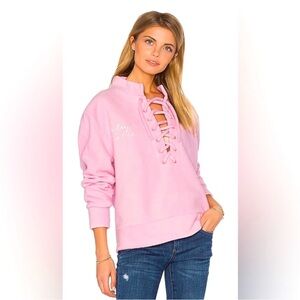 NWT REVOLVE Daydream Nation “Friday I'm in Love” Pullover in Pink XS or XL